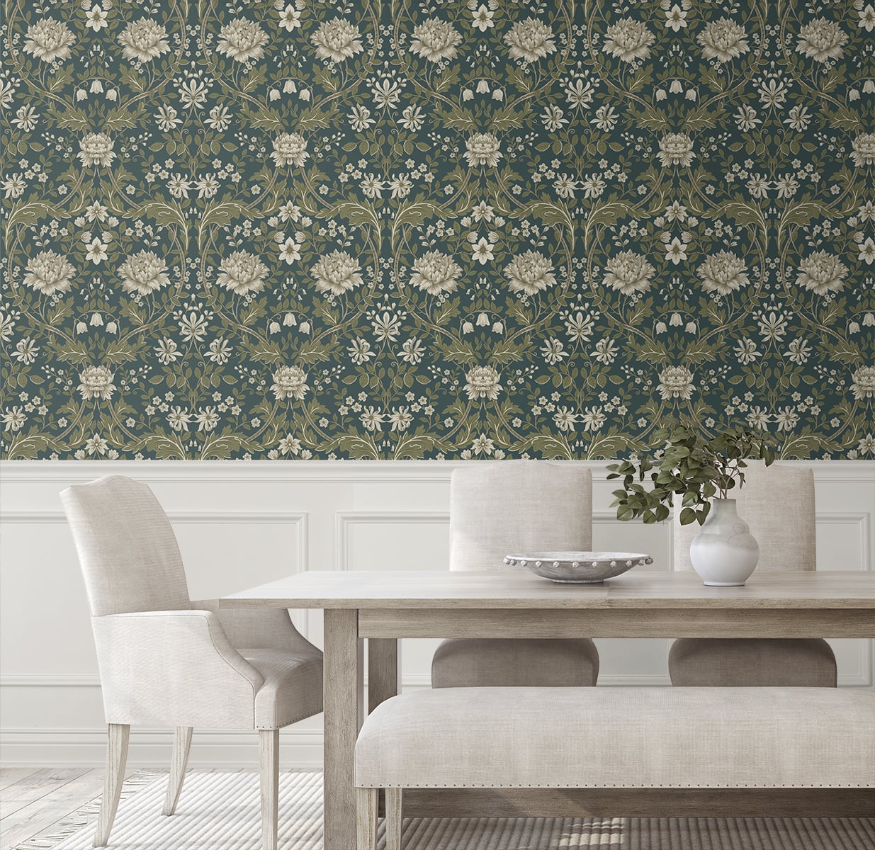Honeysuckle Trail Vinyl Wallpaper