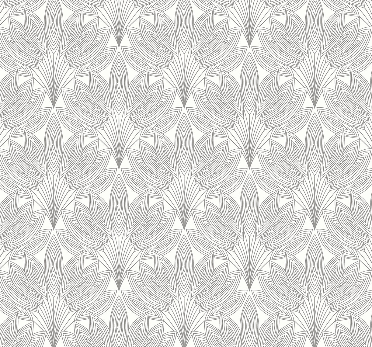 Peacock Leaves Vinyl Wallpaper