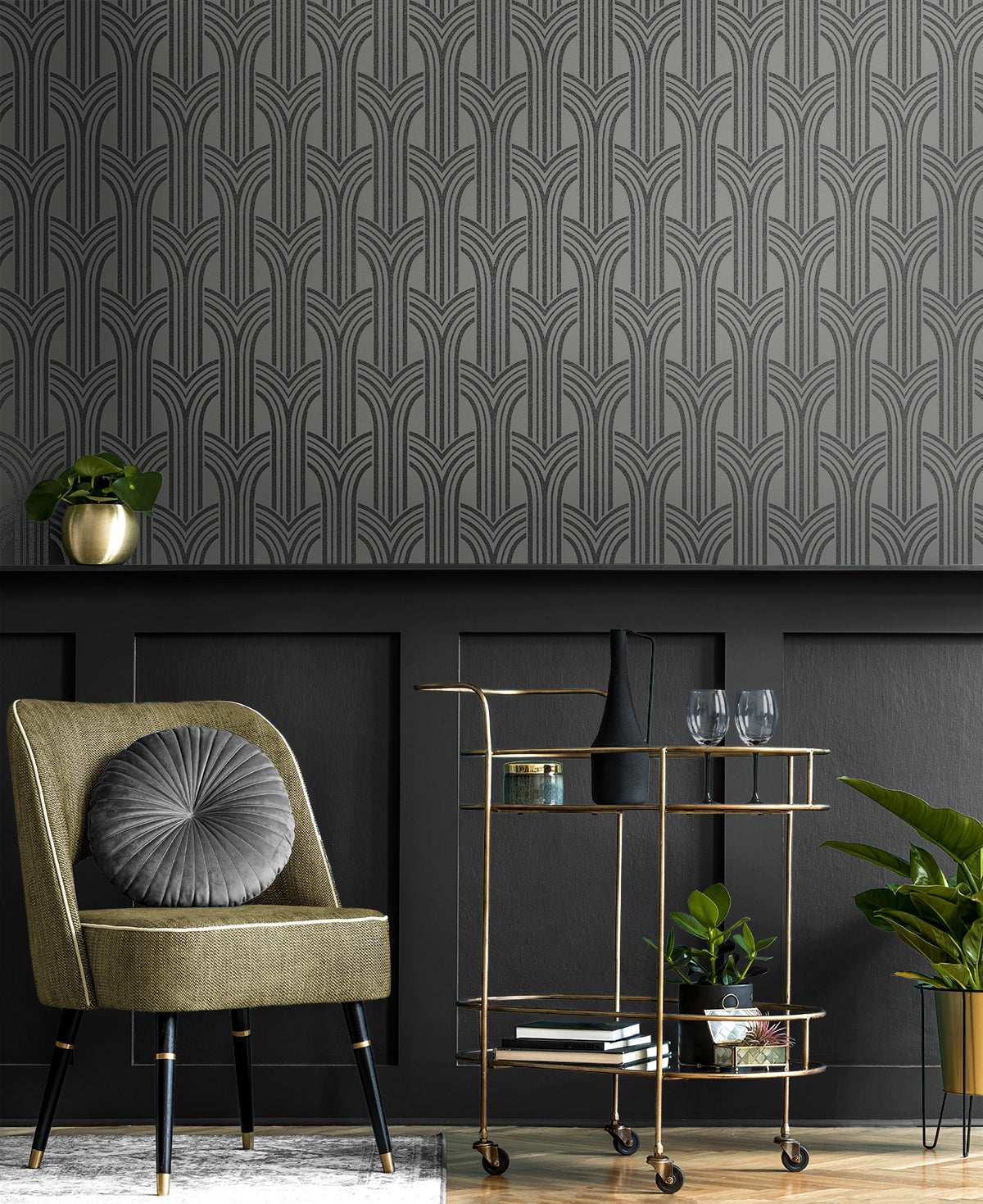 Draveil, Déco Arches, 20.9 in. x 33 ft. = 57.5 sq. ft, Wallpaper Roll