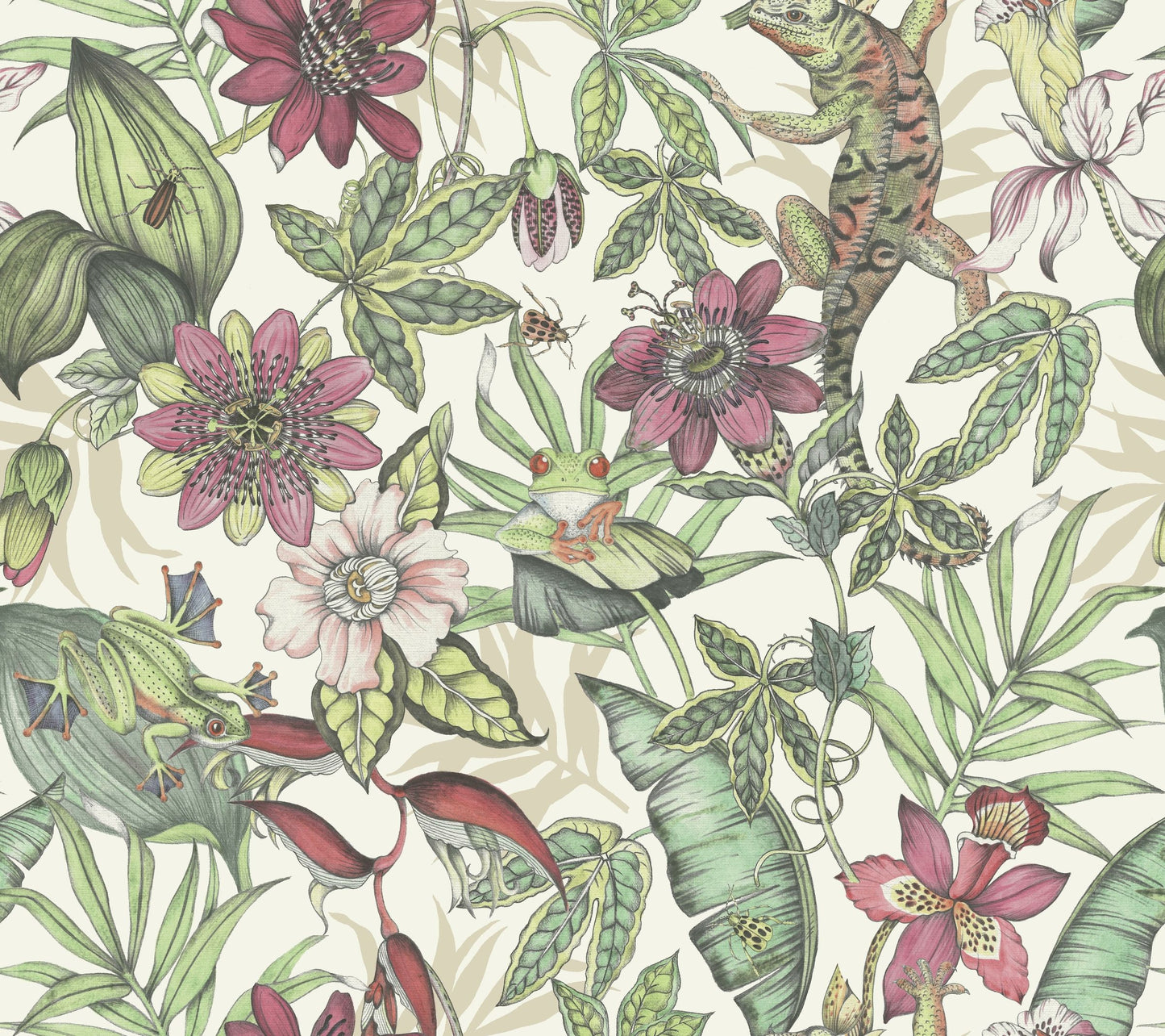 Pasadena Rainforest Non-woven Unpasted Wallpaper