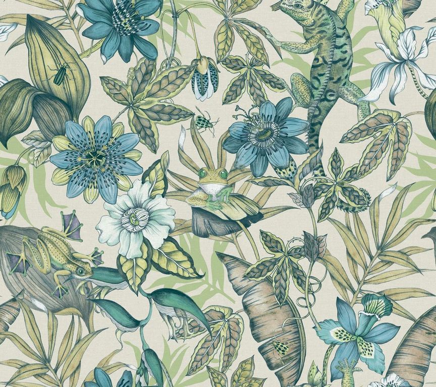 Pasadena Rainforest Non-woven Unpasted Wallpaper