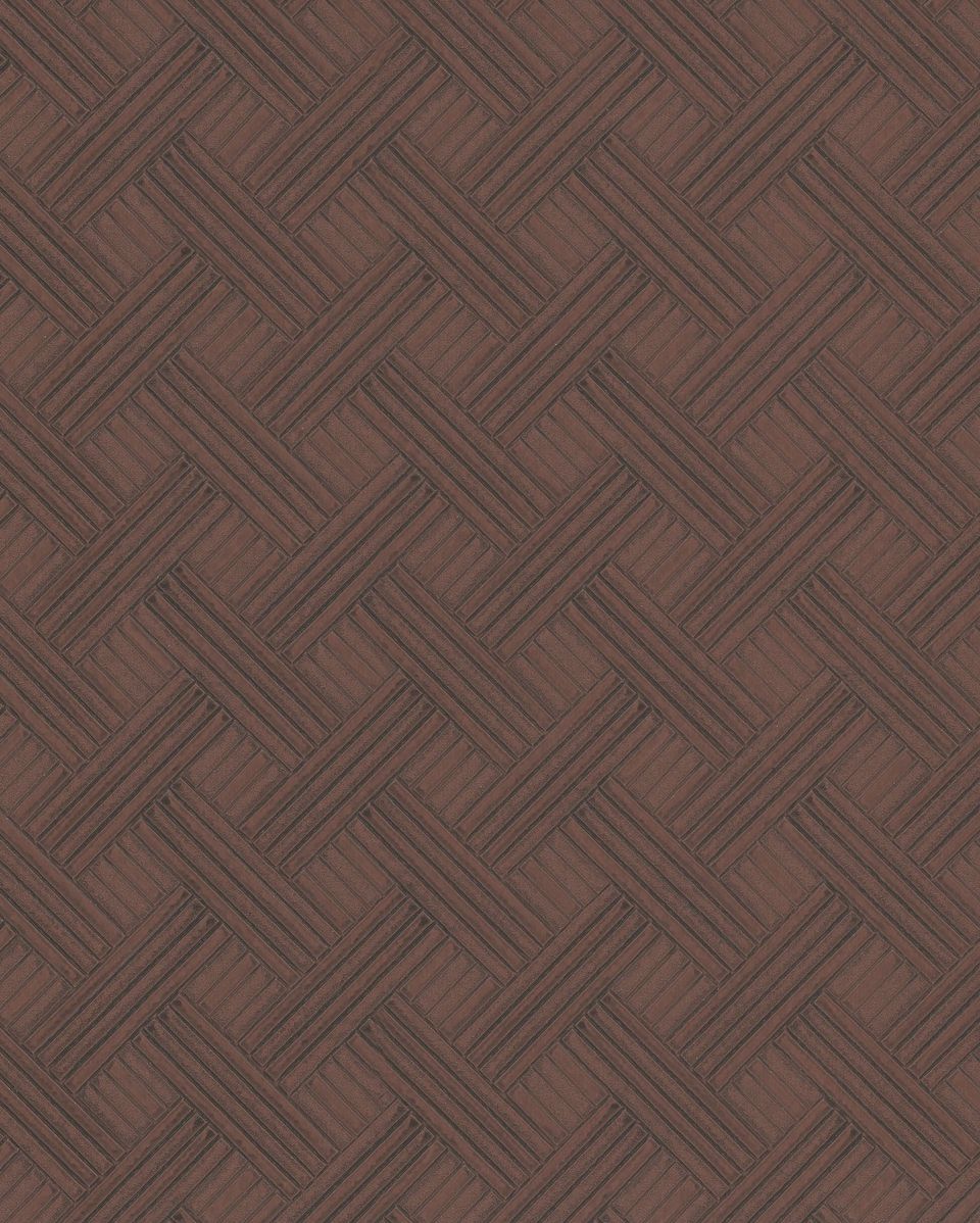 Orlando Wickwork Texture Fabric Backed Vinyl Unpasted Wallpaper