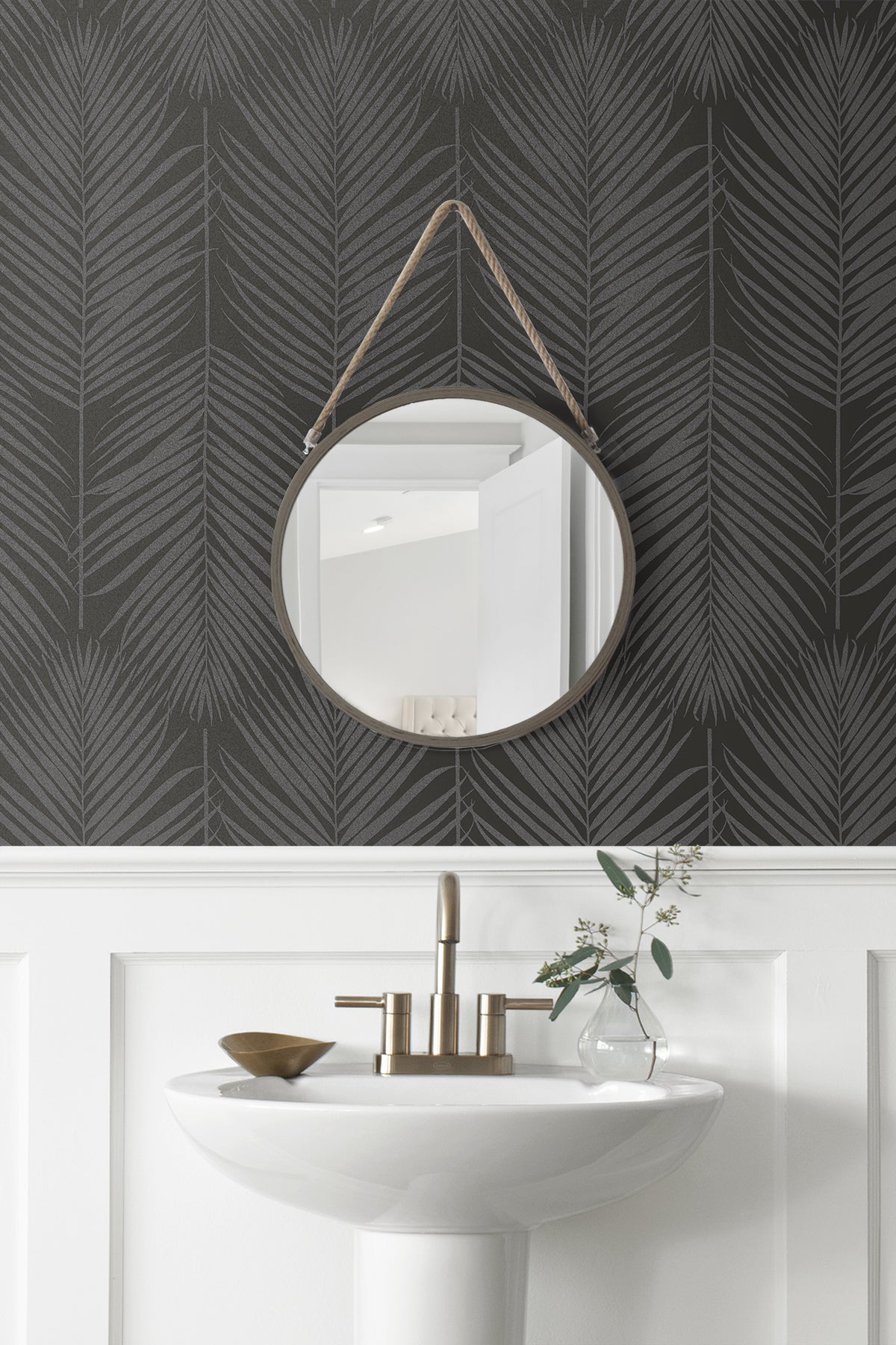 Downey, Persei Palm, 20.9 in. x 33 ft. = 57.5 sq. ft, Wallpaper Roll