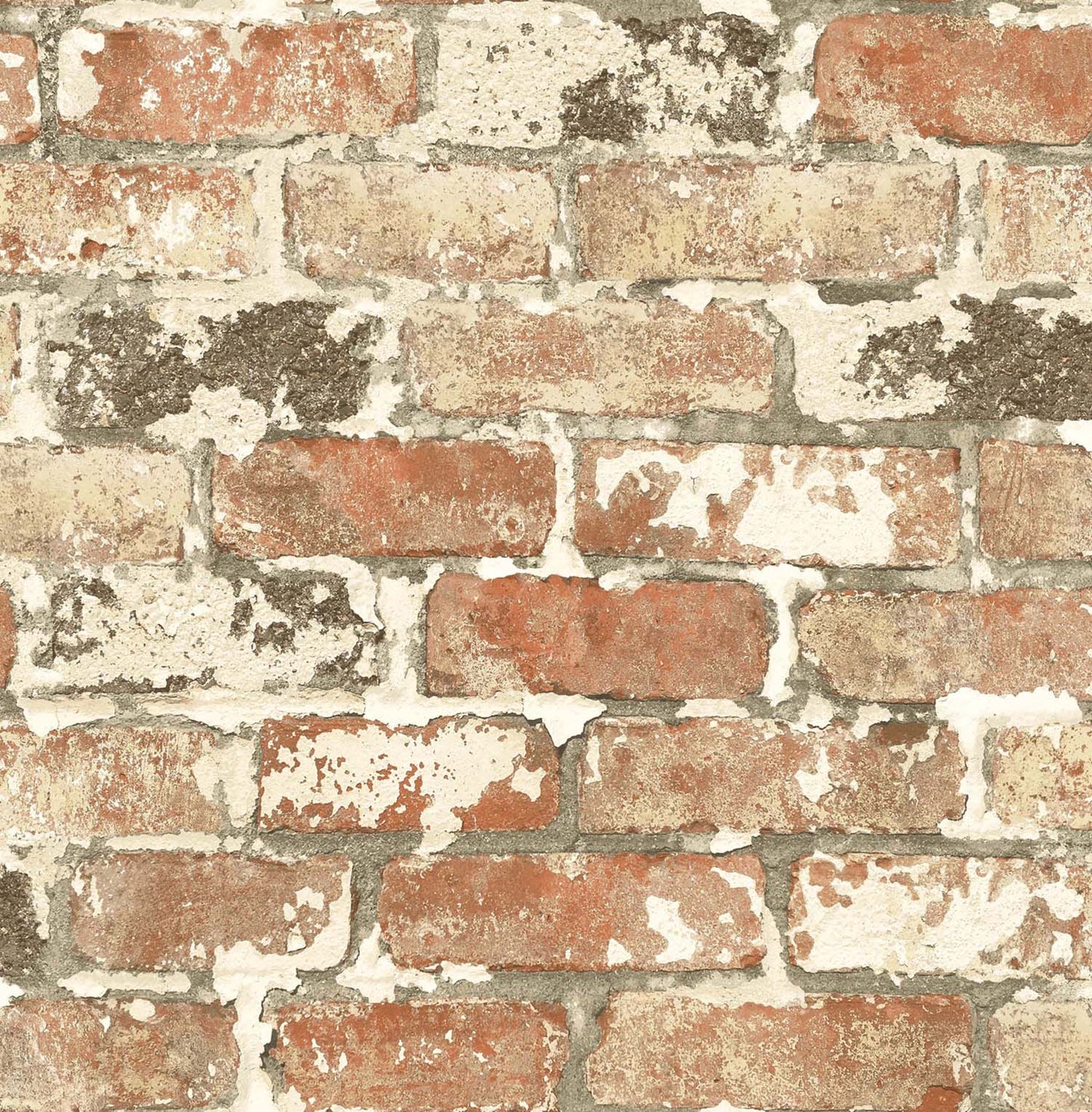 Weathered Brick Vinyl Wallpaper