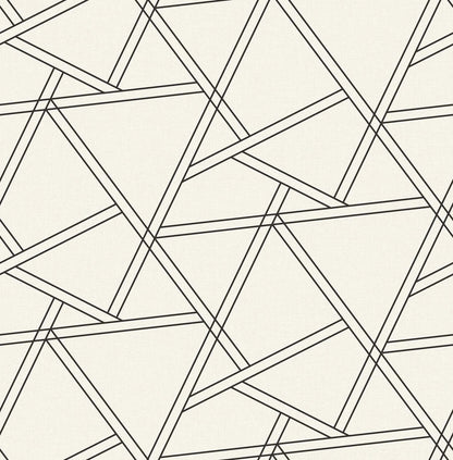 Railroad Geometric Vinyl Wallpaper