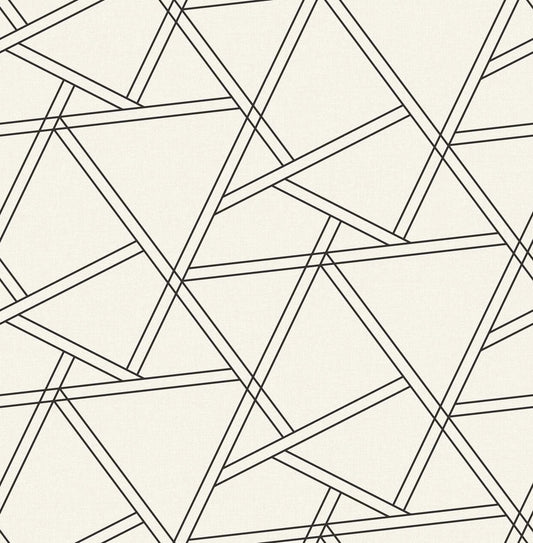 Railroad Geometric Vinyl Wallpaper