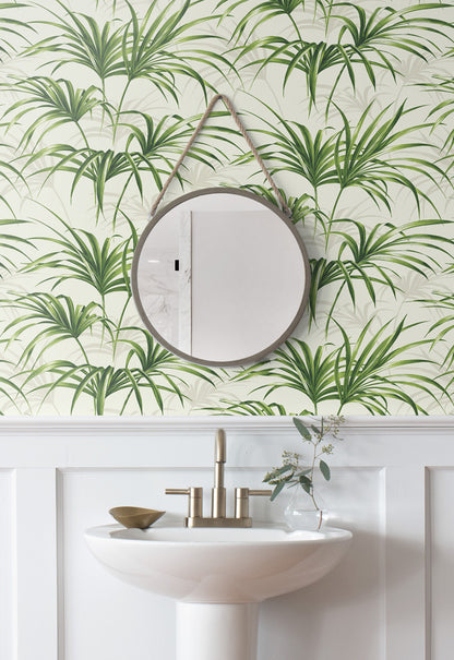 Tropical Leaf Vinyl Wallpaper