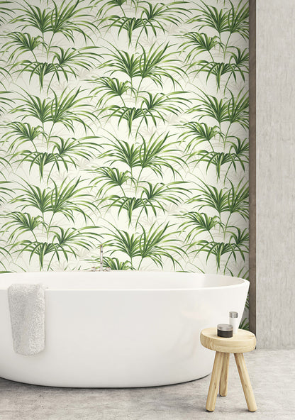 Tropical Leaf Vinyl Wallpaper