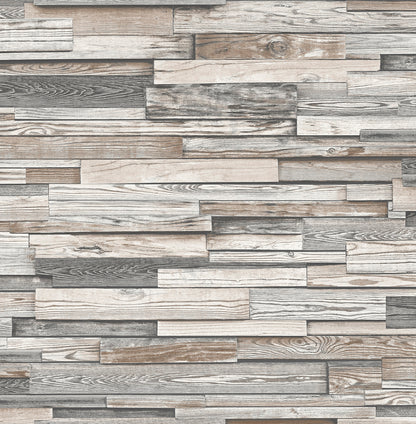 Reclaimed Plank Vinyl Wallpaper