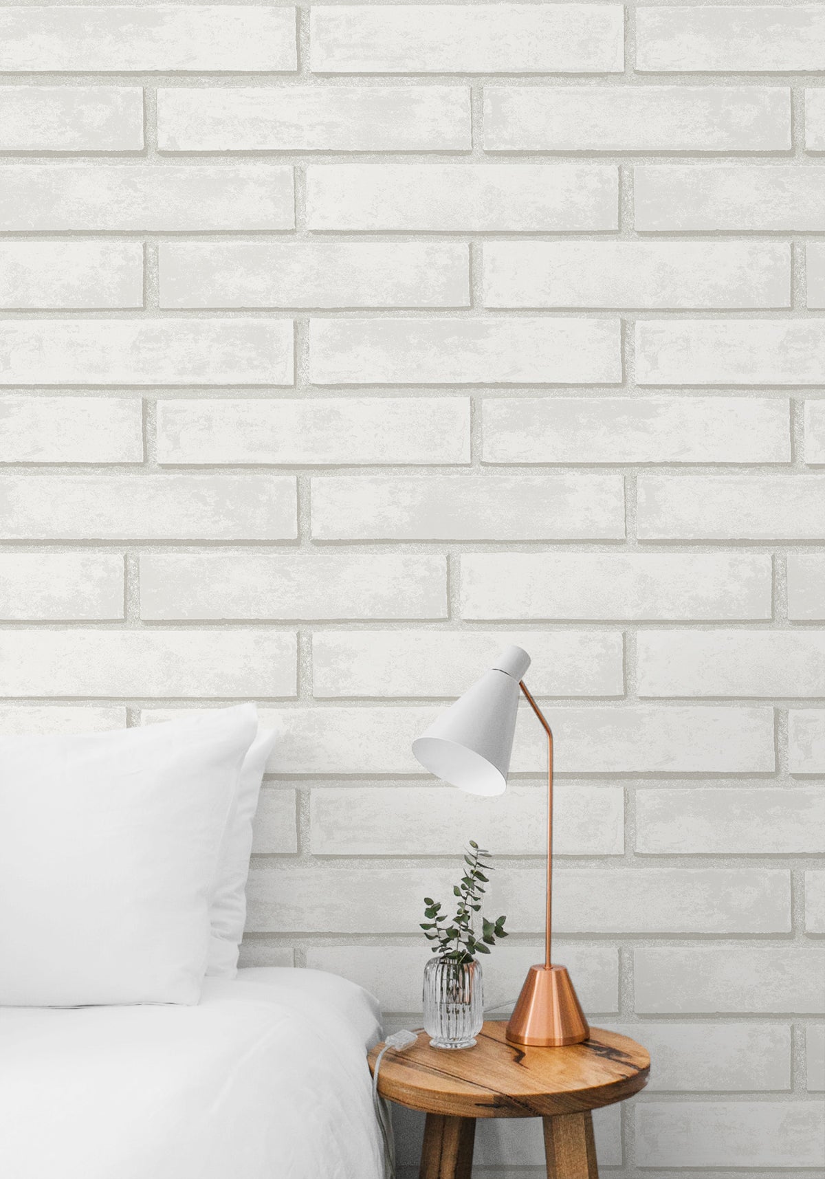 Monarch Brick Vinyl Wallpaper