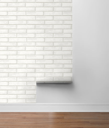 Monarch Brick Vinyl Wallpaper