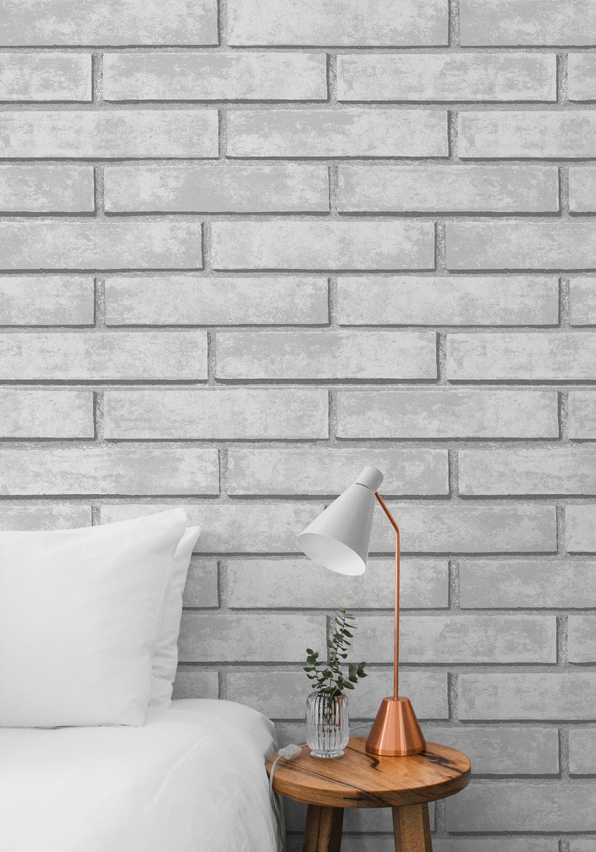 Monarch Brick Vinyl Wallpaper