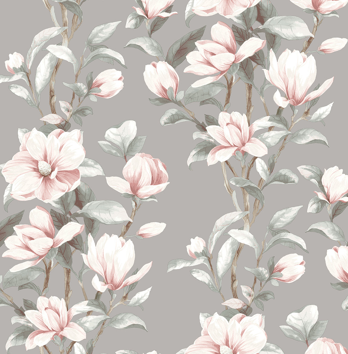 Magnolia Trail Vinyl Wallpaper