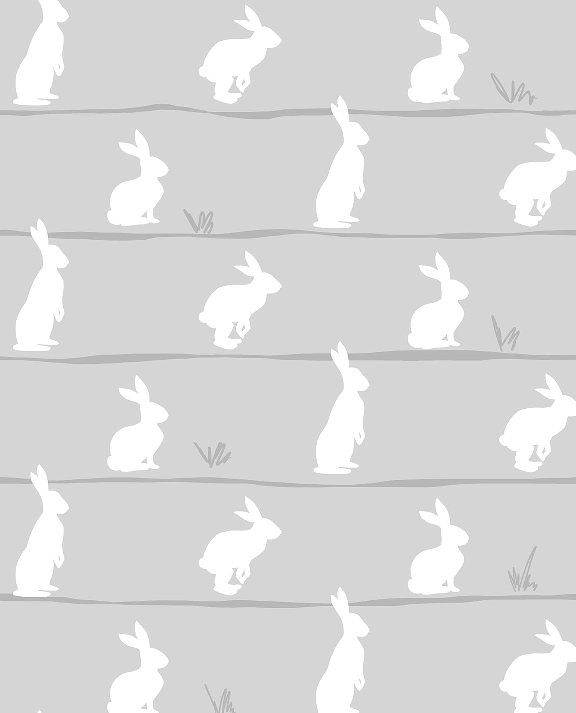 Bunny Trail Vinyl Wallpaper