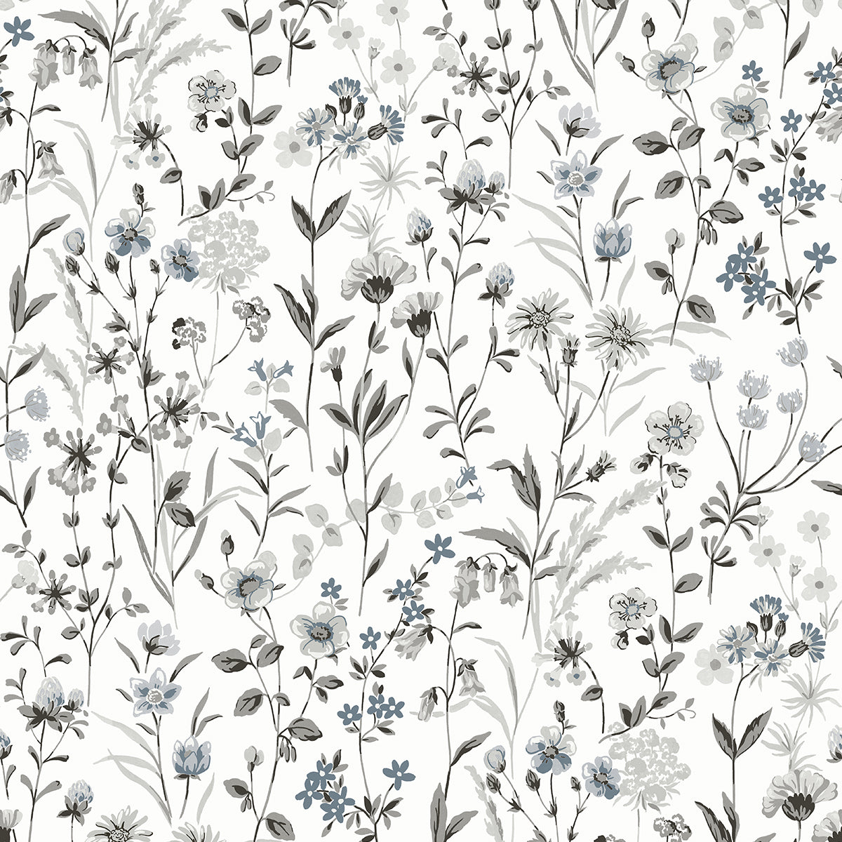 Wildflowers Vinyl Wallpaper