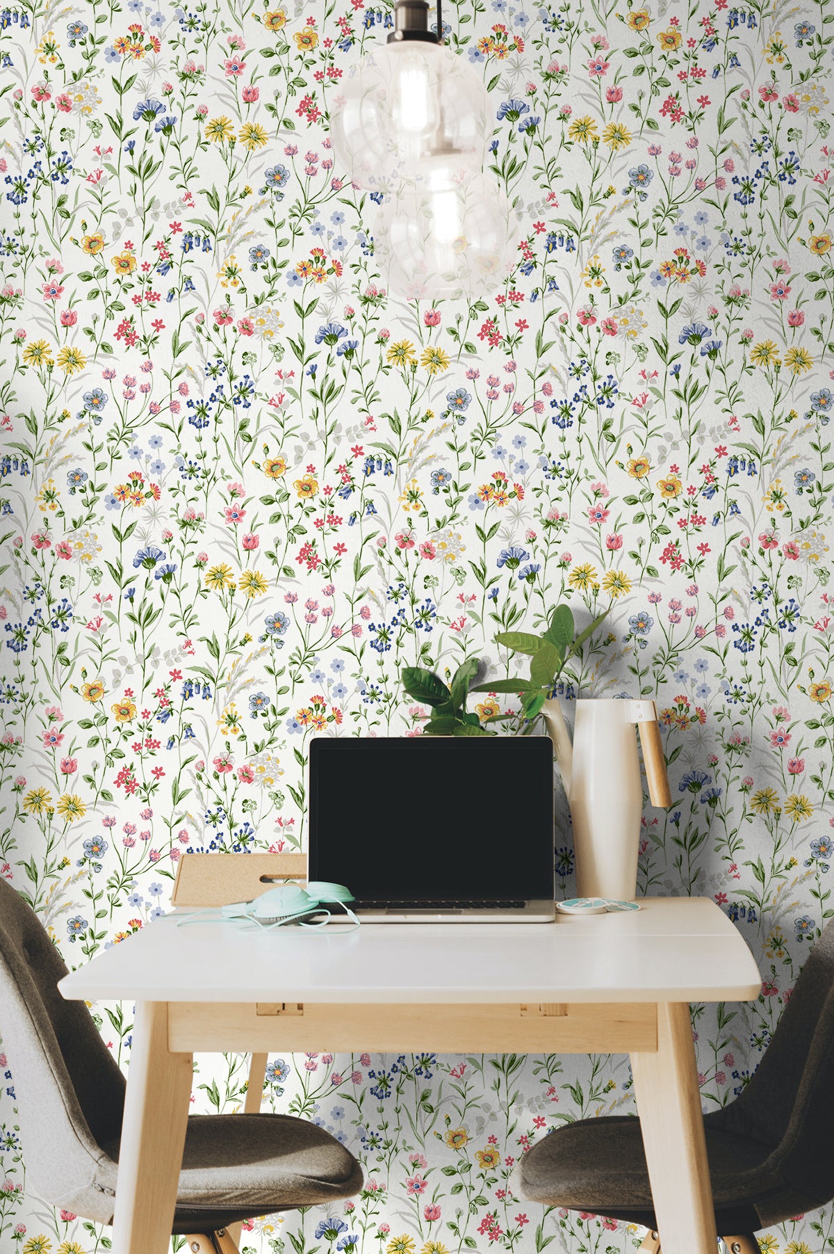 Wildflowers Vinyl Wallpaper