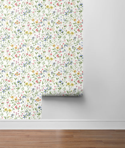 Wildflowers Vinyl Wallpaper