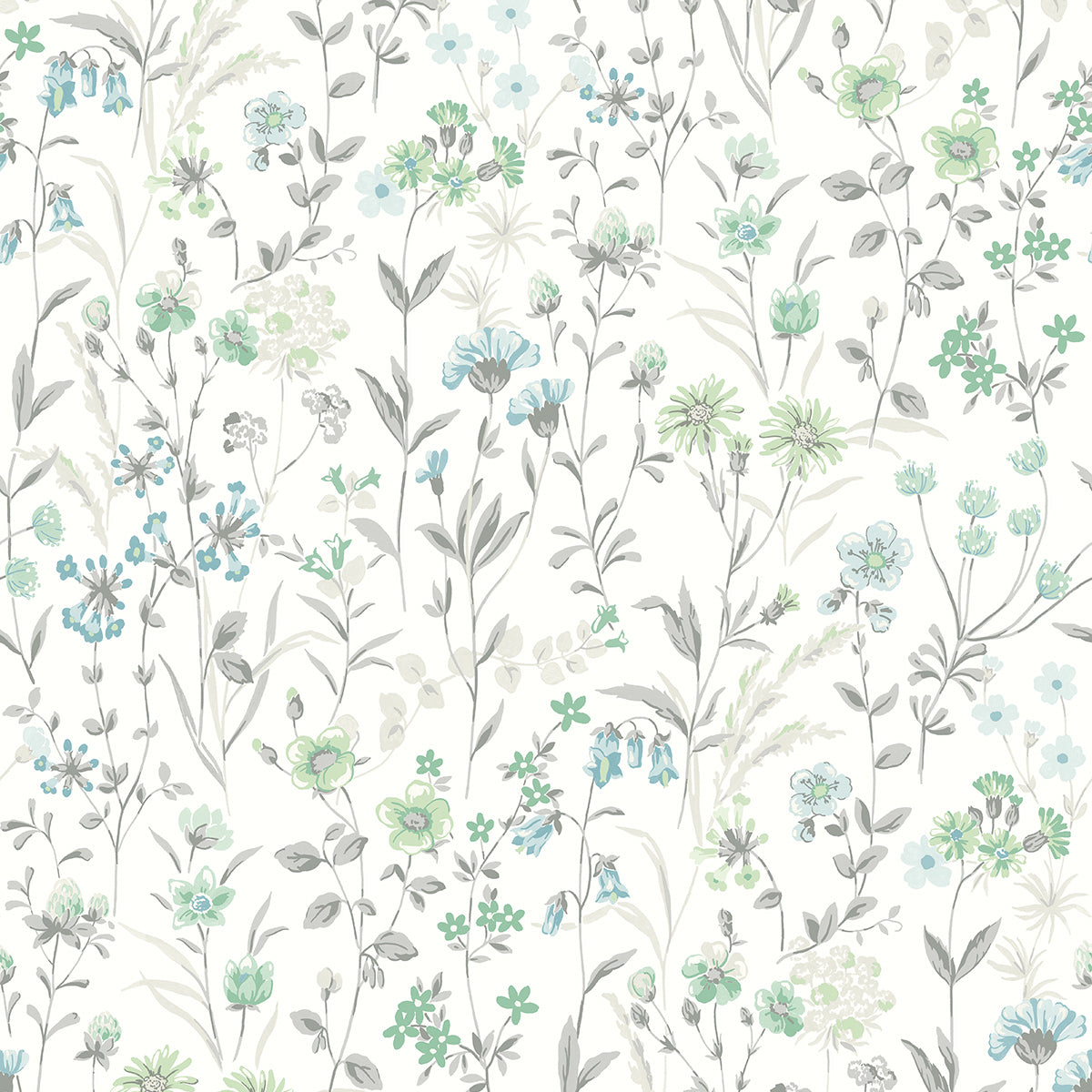 Wildflowers Vinyl Wallpaper