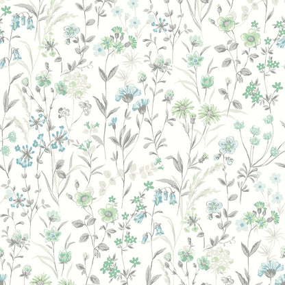 Wildflowers Vinyl Wallpaper