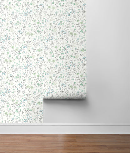 Wildflowers Vinyl Wallpaper