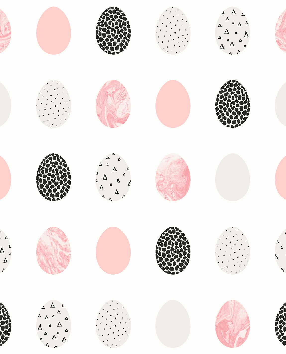 Mod Eggs Vinyl Wallpaper