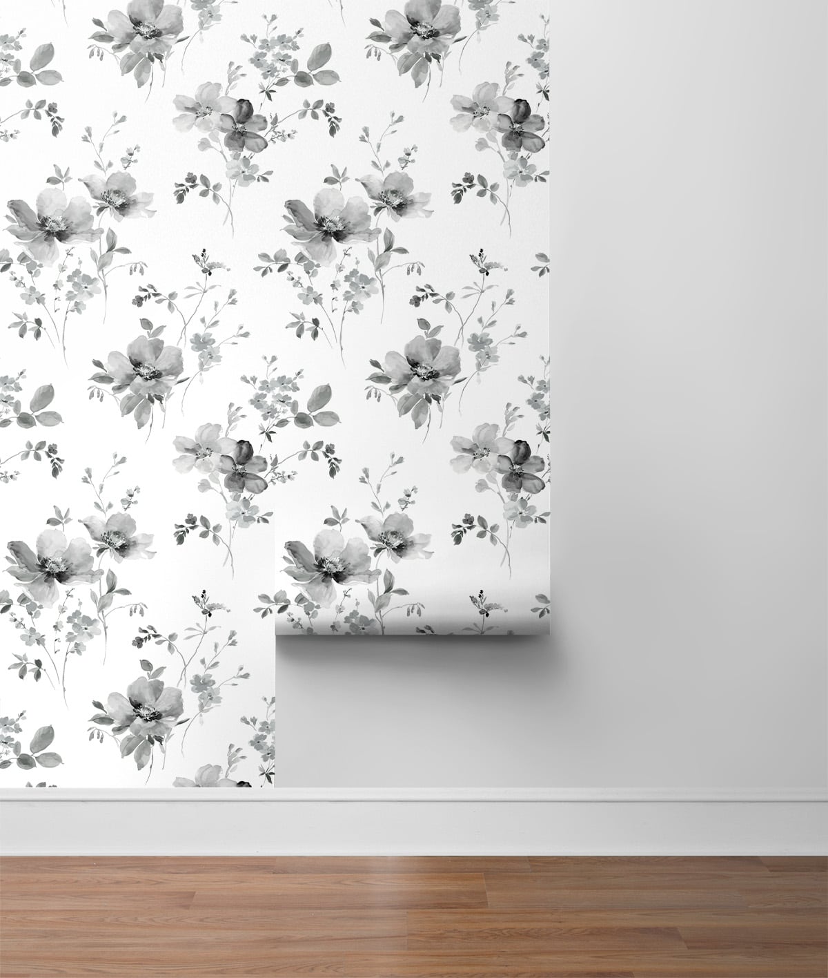 Watercolor Windflower Vinyl Wallpaper