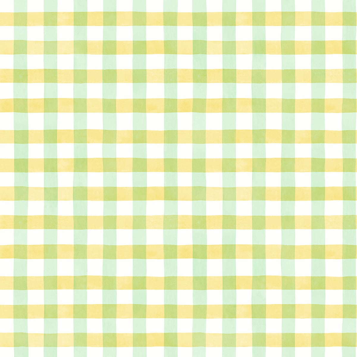 Spring Plaid Vinyl Wallpaper