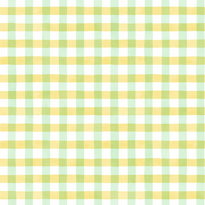 Spring Plaid Vinyl Wallpaper