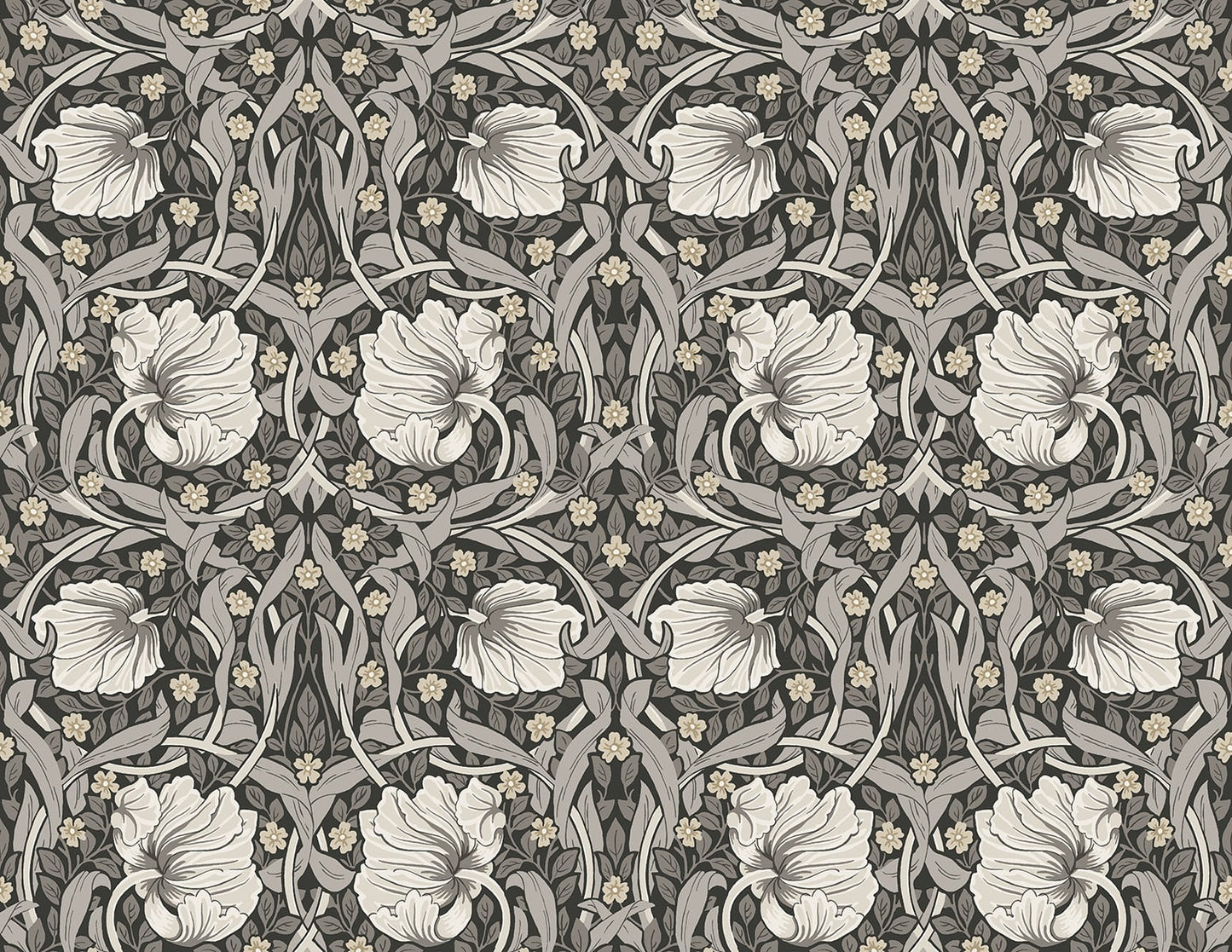 Pimpernel Floral Vinyl Wallpaper