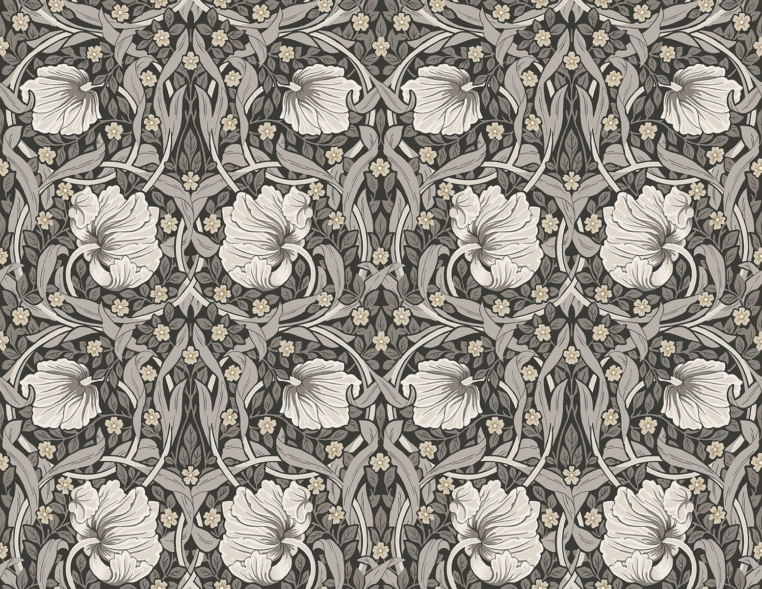 Pimpernel Floral Vinyl Wallpaper