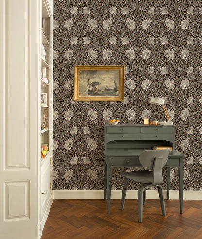 Pimpernel Floral Vinyl Wallpaper