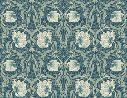 Pimpernel Floral Vinyl Wallpaper