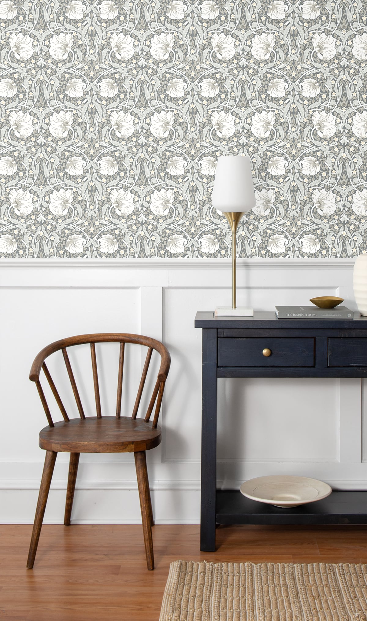 Pimpernel Floral Vinyl Wallpaper