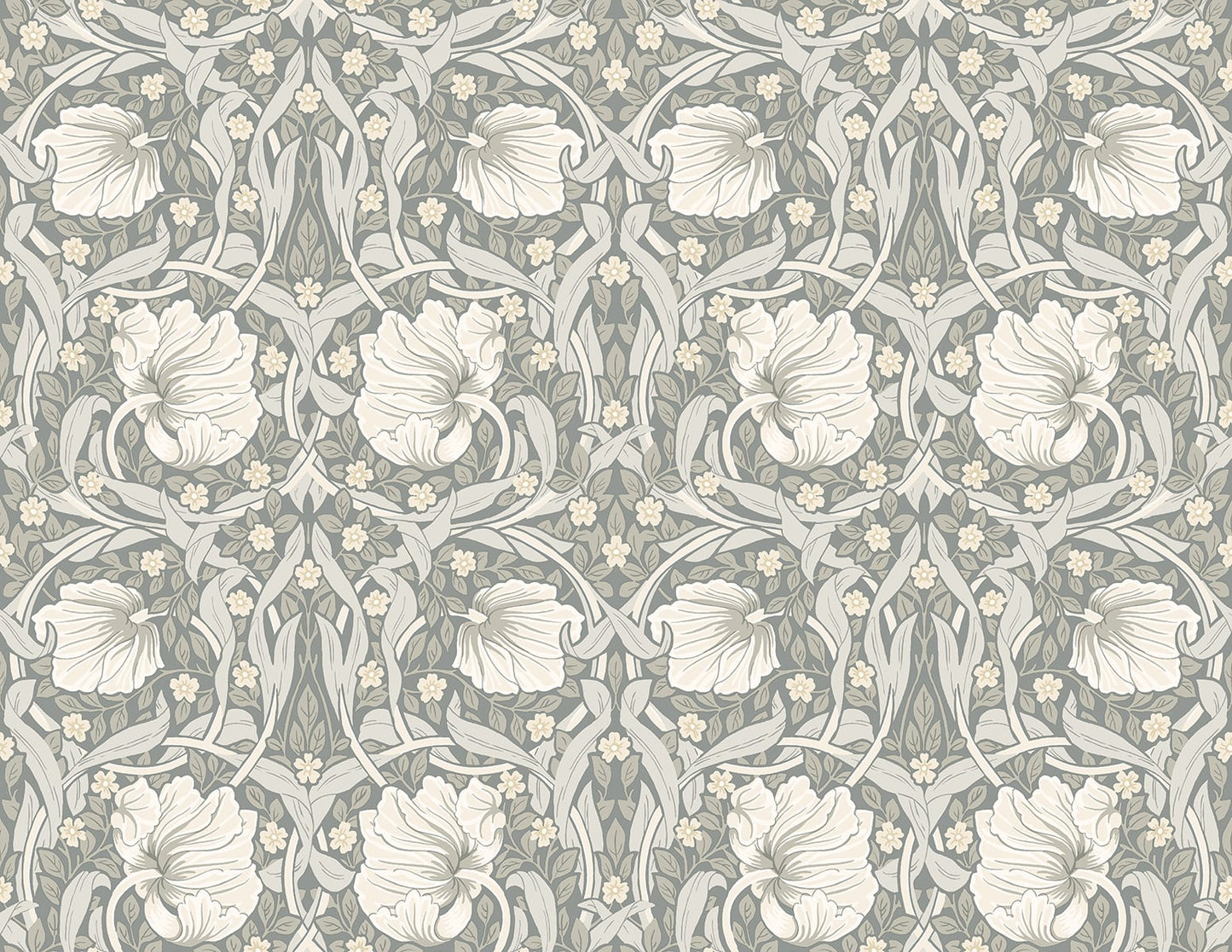 Pimpernel Floral Vinyl Wallpaper