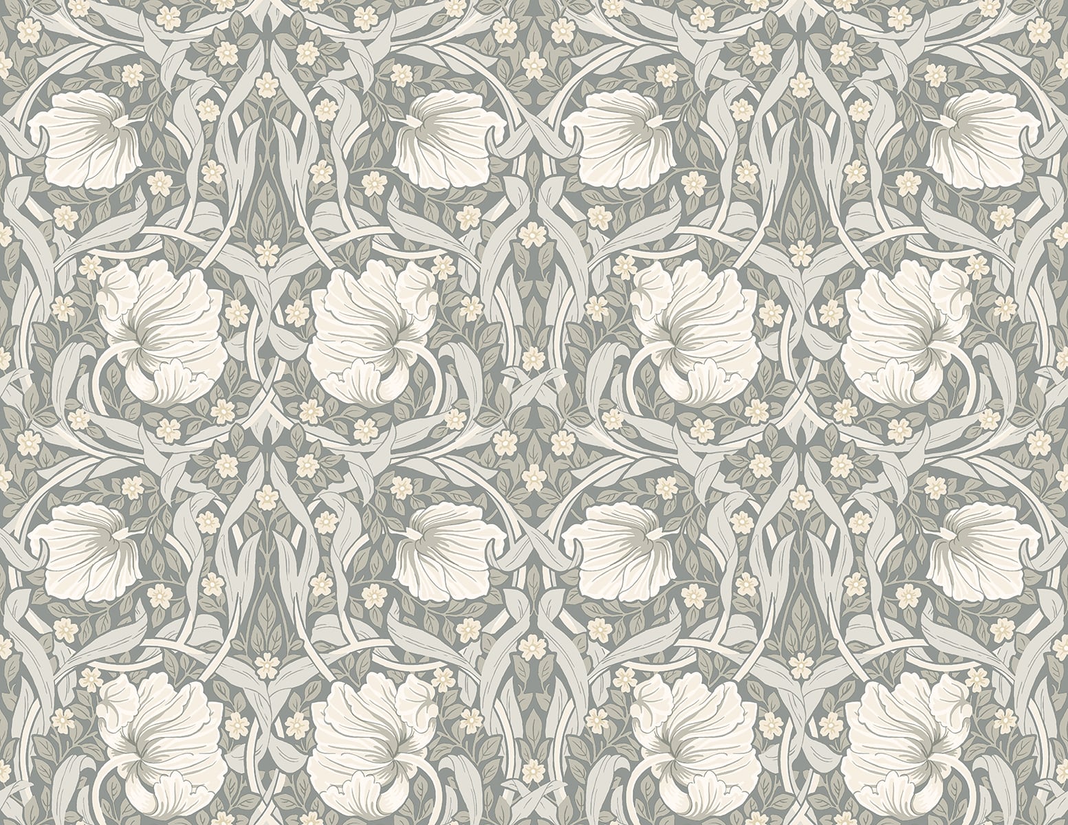 Pimpernel Floral Vinyl Wallpaper