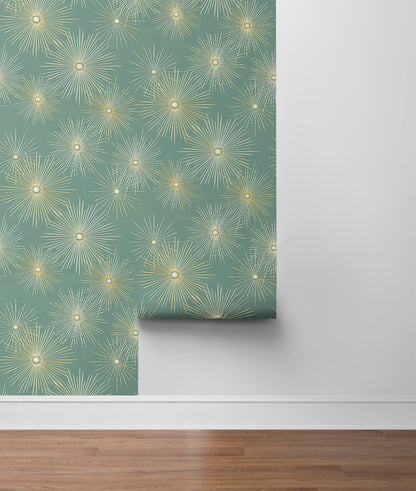 Starburst Geo Vinyl Wallpaper