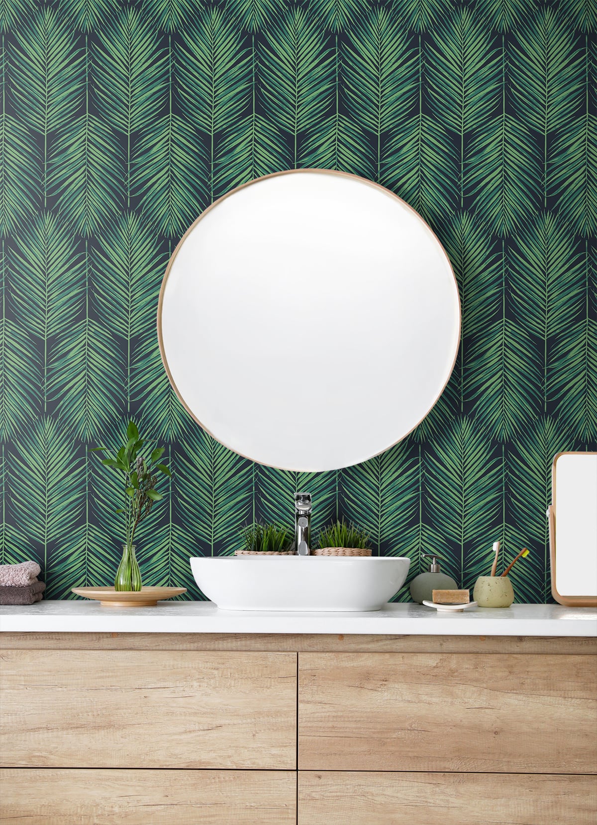 Tropic Palm Vinyl Wallpaper