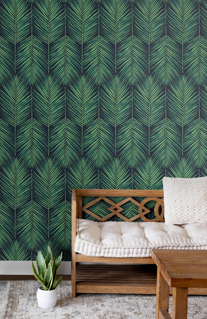 Tropic Palm Vinyl Wallpaper