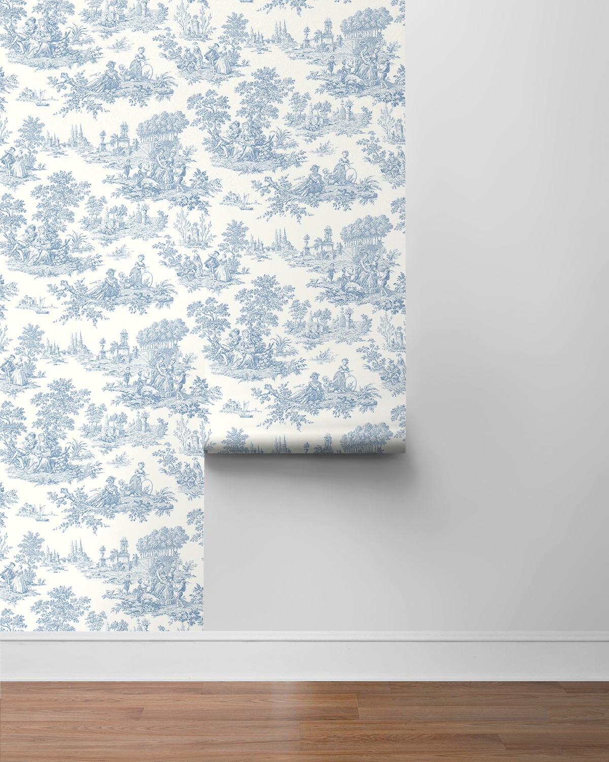 Chateau Toile Vinyl Wallpaper