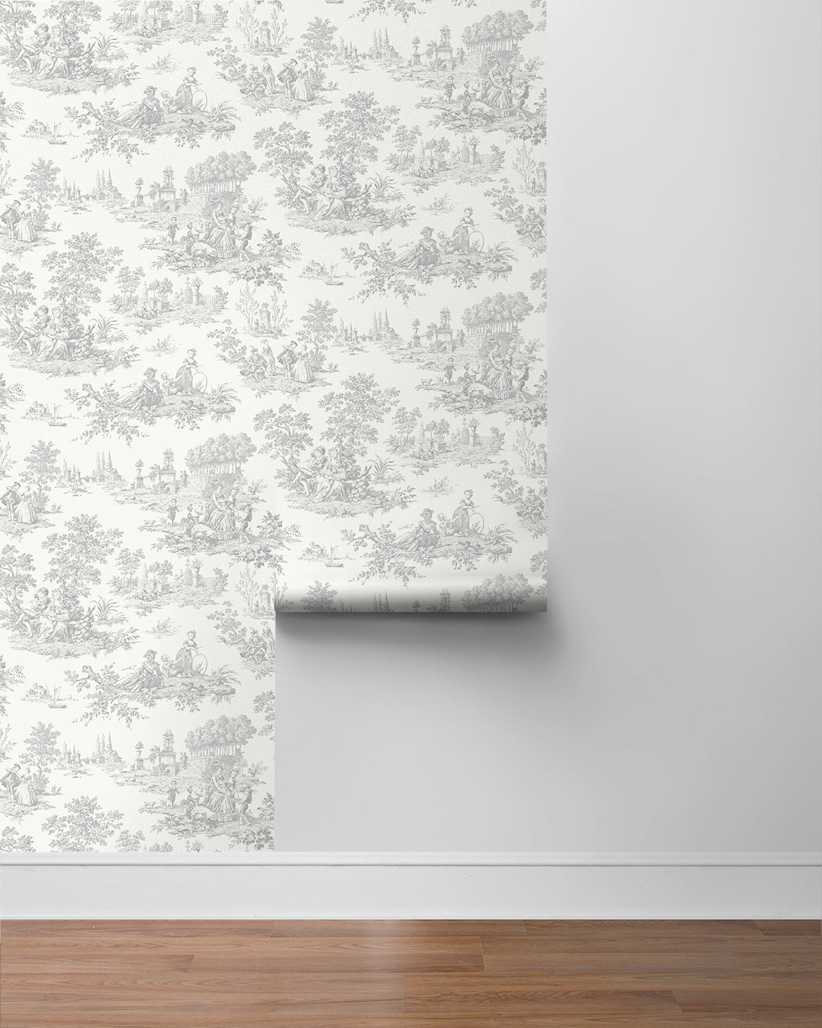 Chateau Toile Vinyl Wallpaper