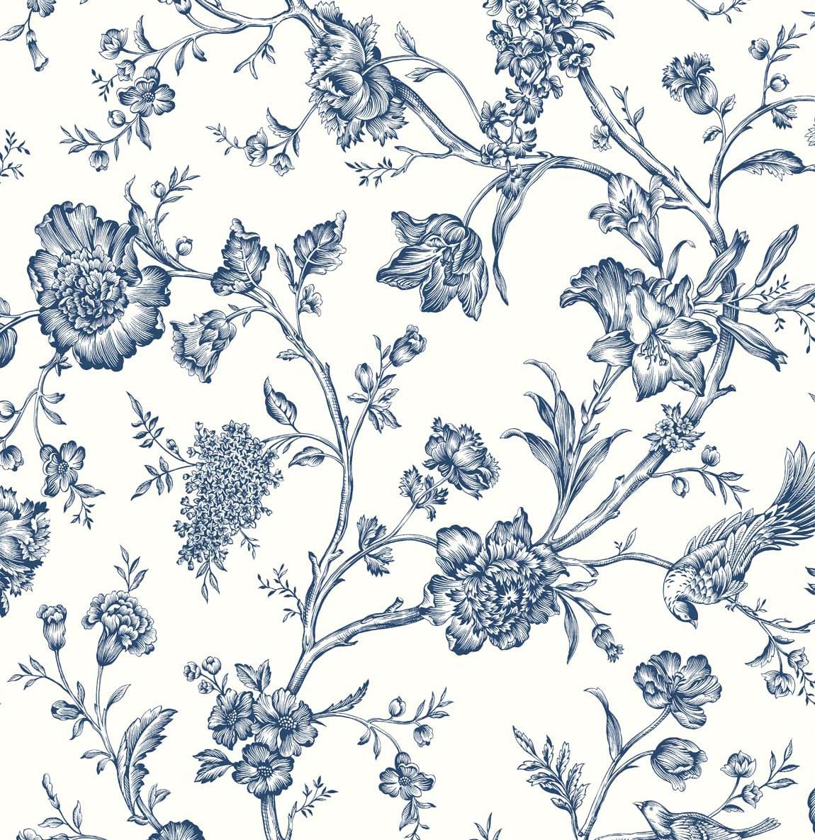 Jasmine Chinoiserie Vinyl Wallpaper