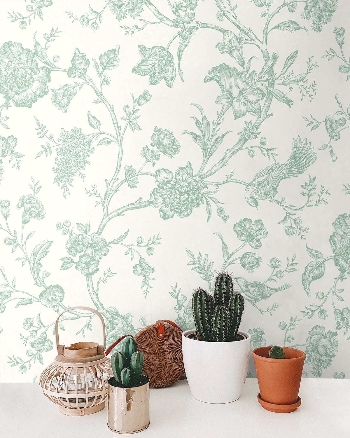 Jasmine Chinoiserie Vinyl Wallpaper