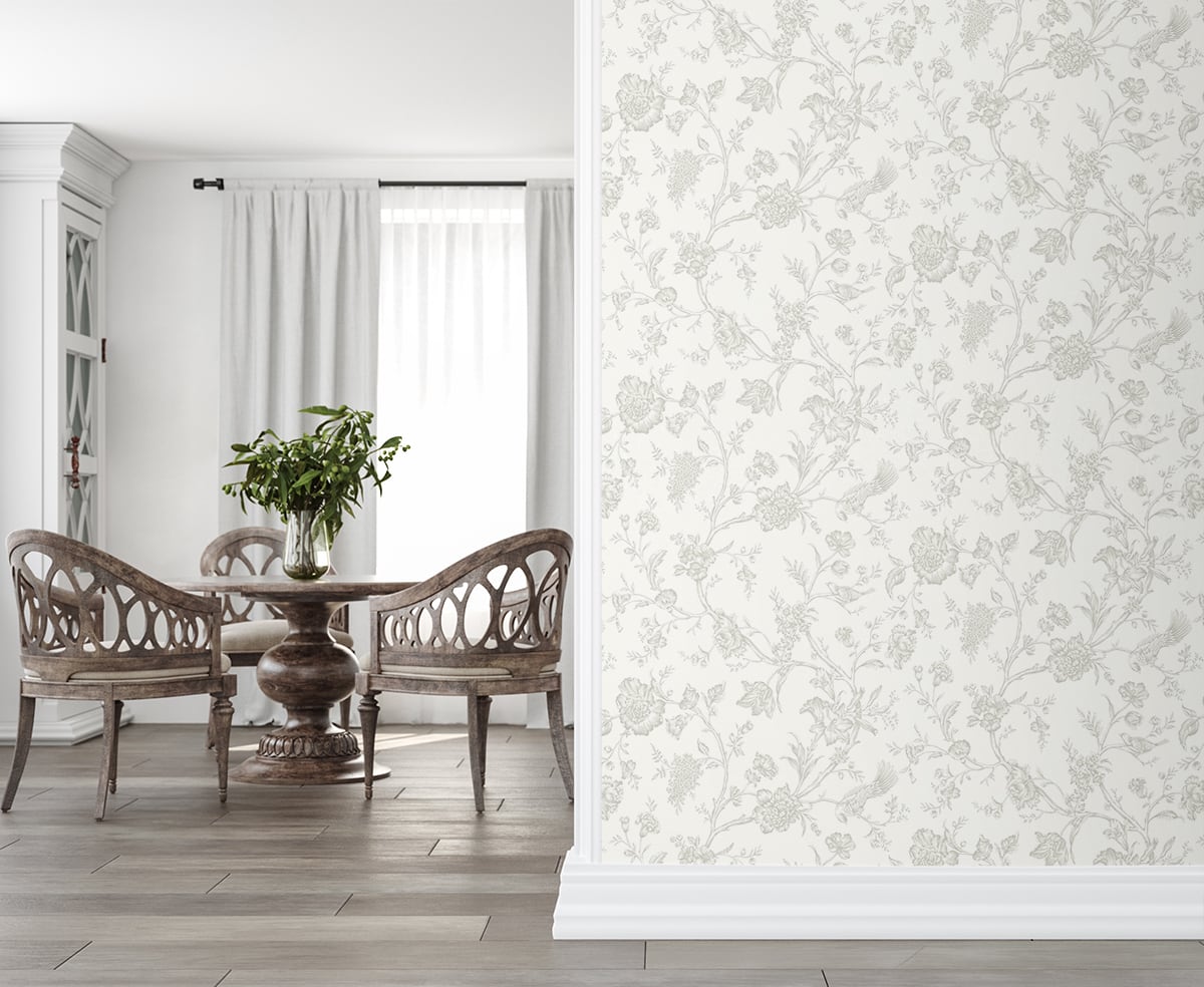 Jasmine Chinoiserie Vinyl Wallpaper