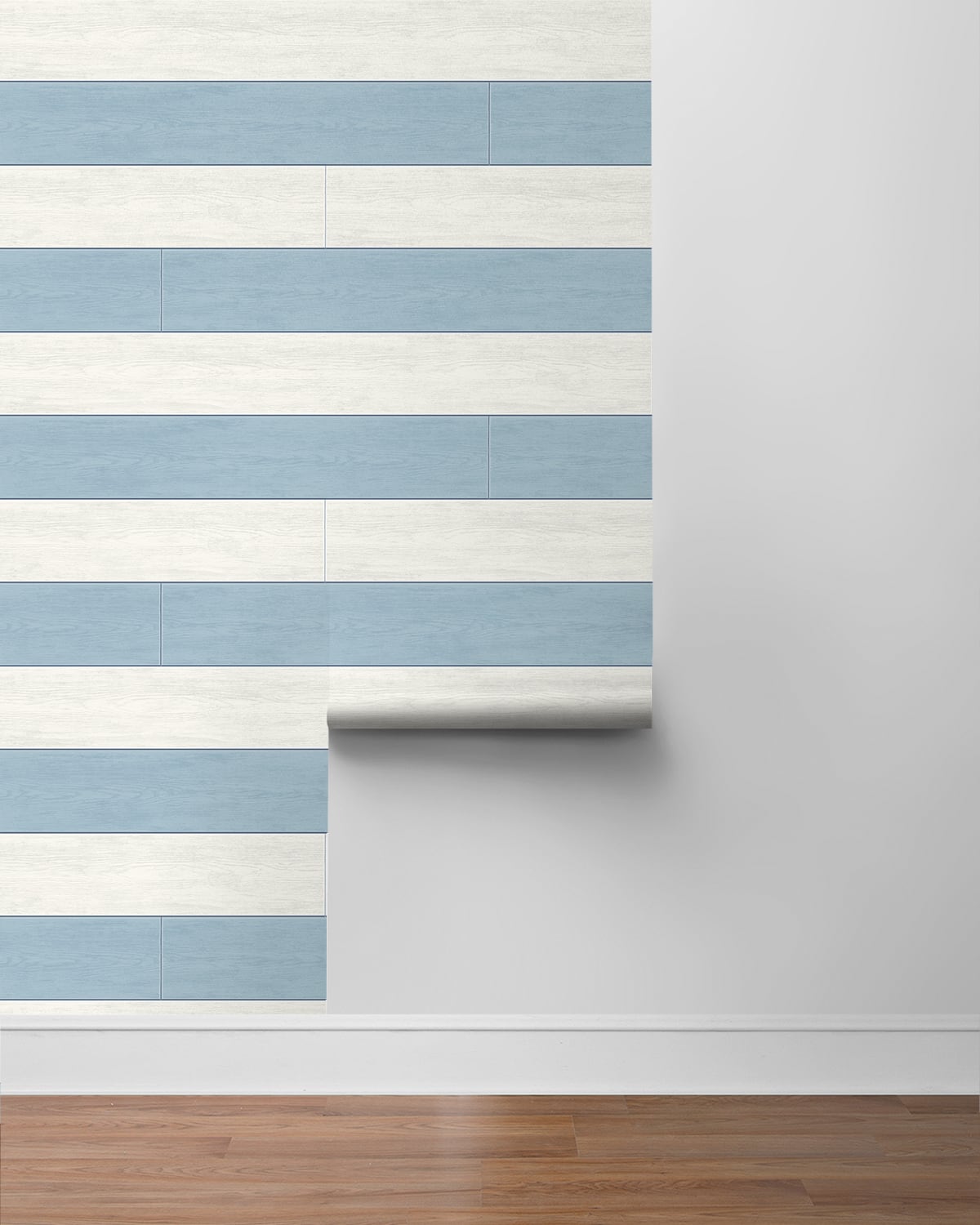 Two Toned Shiplap Vinyl Wallpaper