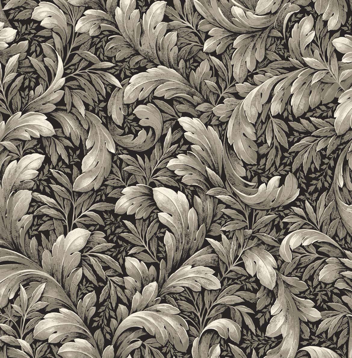 Acanthus Trail Vinyl Wallpaper