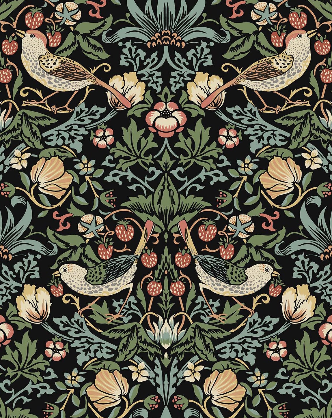 Aves Garden Vinyl Wallpaper