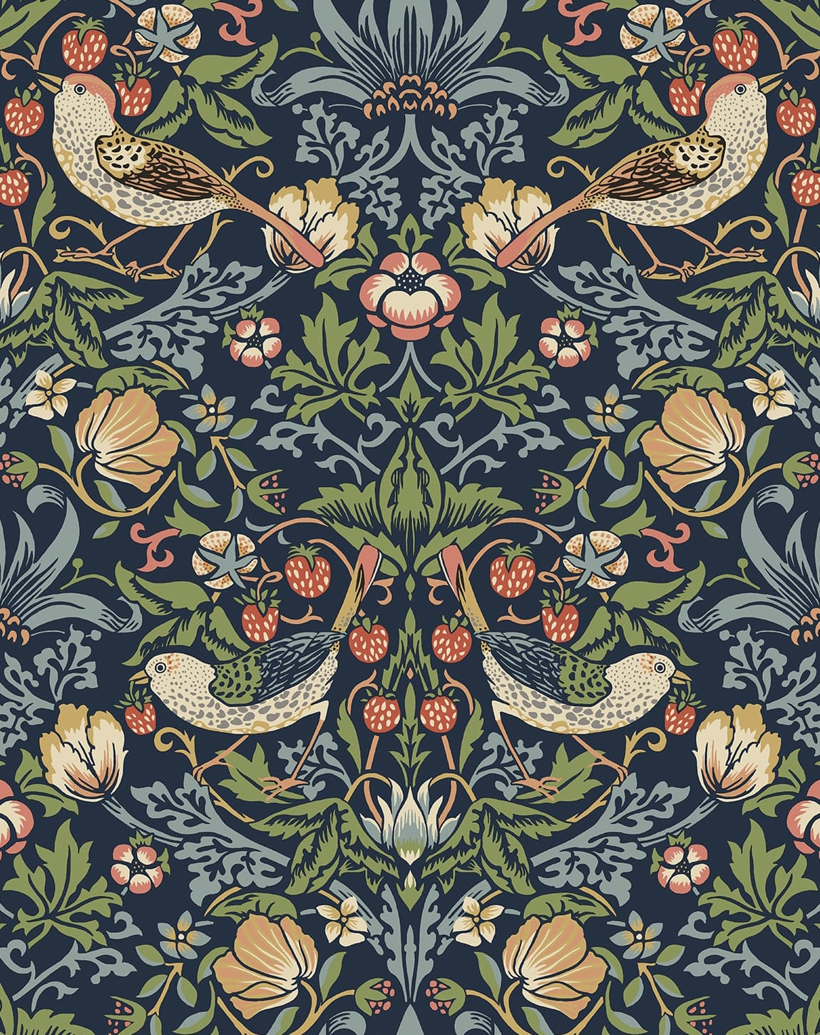 Aves Garden Vinyl Wallpaper