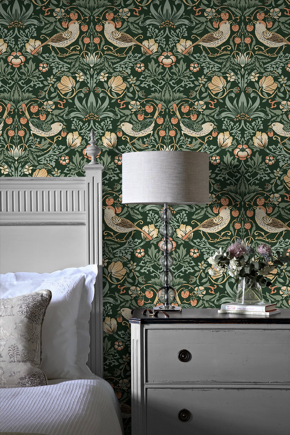 Aves Garden Vinyl Wallpaper