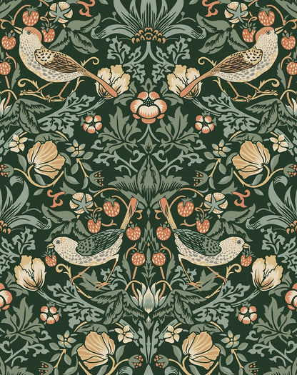 Aves Garden Vinyl Wallpaper