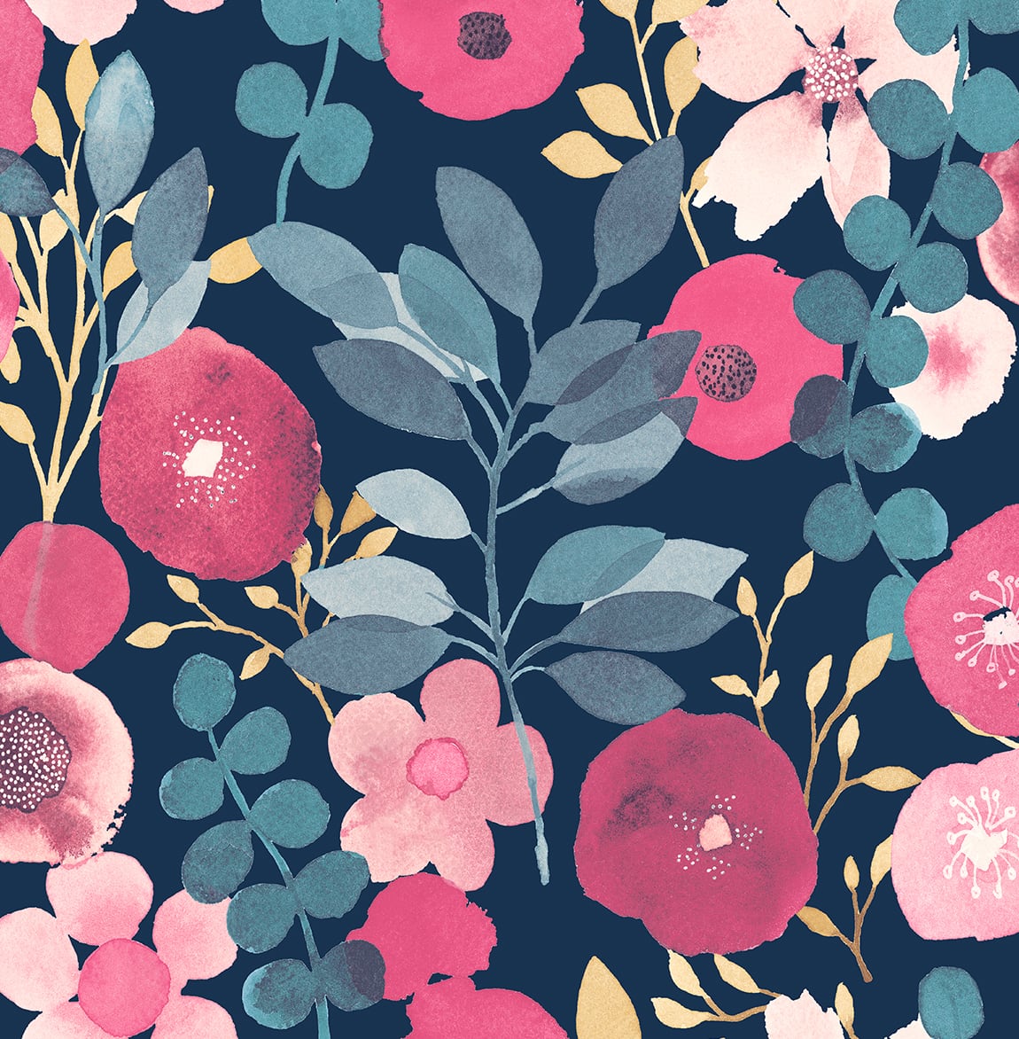 Garden Dance Vinyl Wallpaper